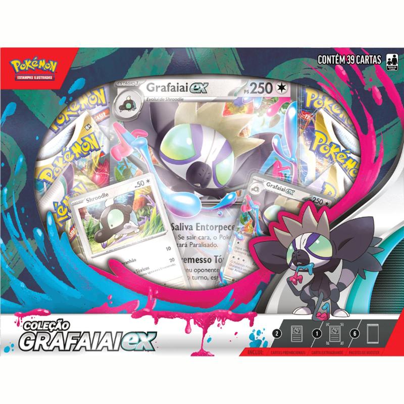 Box Pokemon - Grafaiai - Máscaras do Crepúsculo - Pokémon TCG